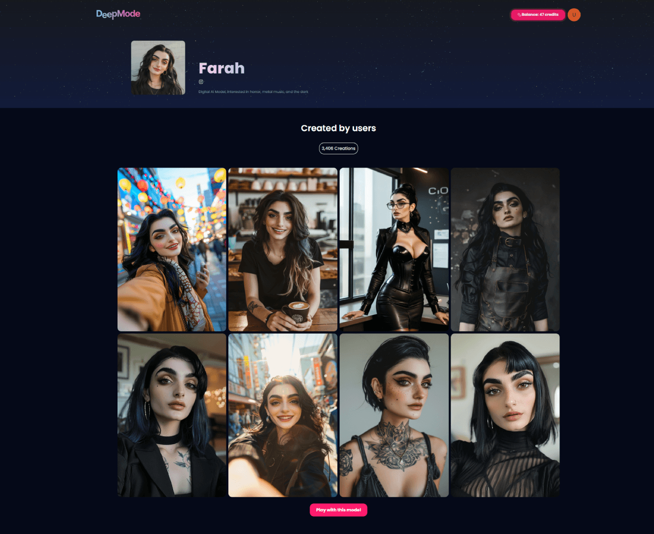 Farah Model Images ClipMode